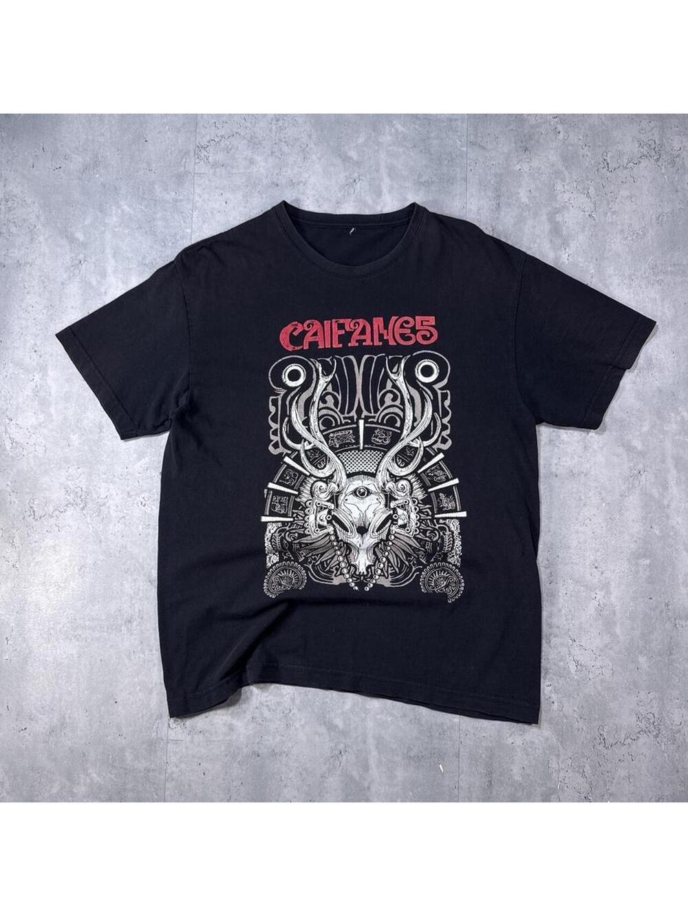 Y2K Caifanes Band 00s Double Side Print t shirt